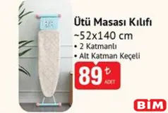ÜTÜ MASASI KILIFI 52X140 CM ÜTÜ MASASI KILIFI 52X140 CM